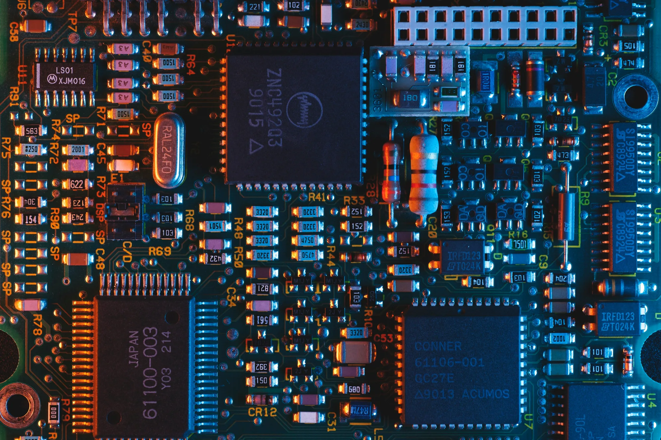 Circuit board background